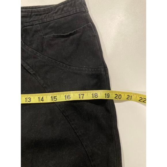 Antonio Berardi Black Jeans Italian Sz 44/US 8 Vintage-ish Designer Rare - Picture 12 of 12